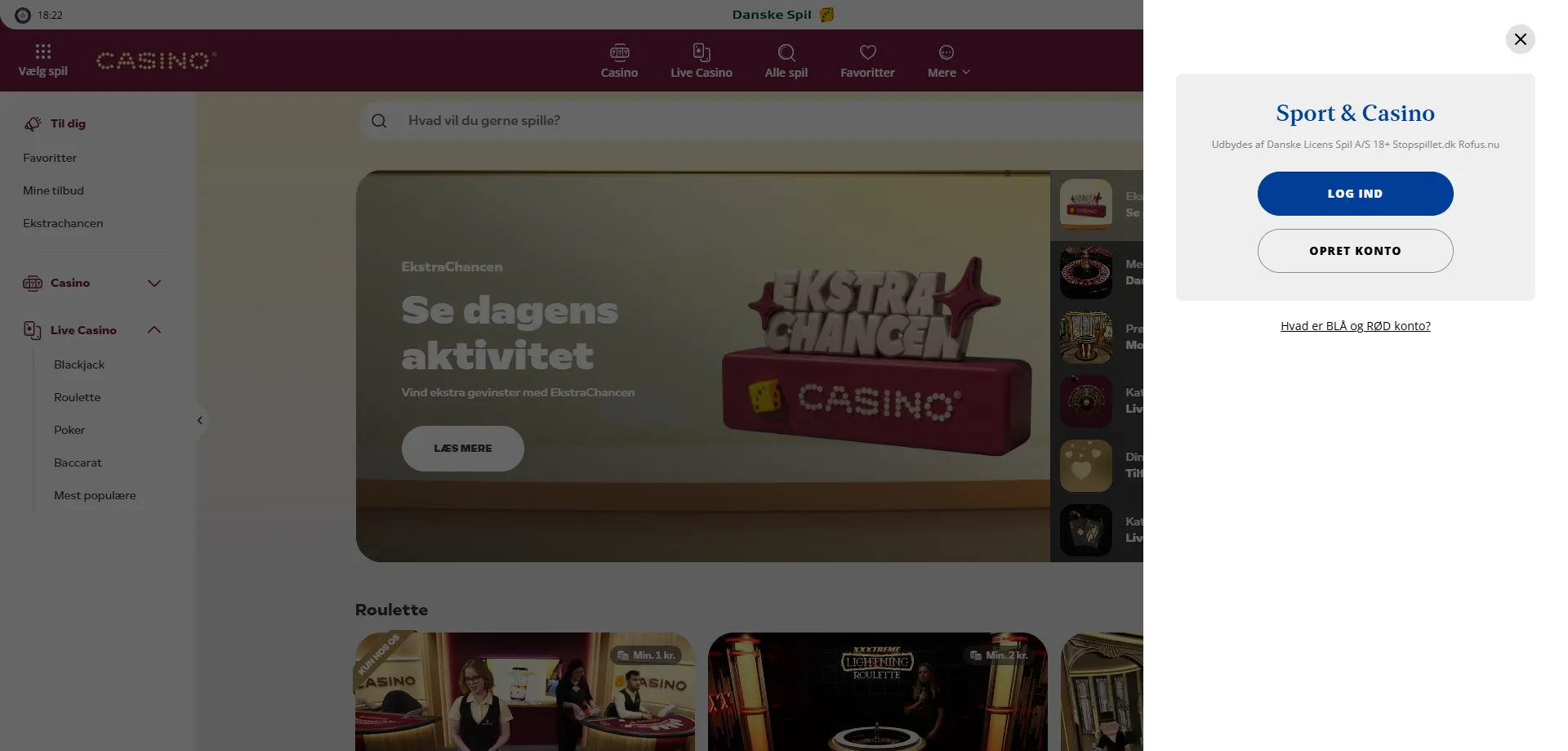 Log ind på DanskeSpil Casino – sikker adgang med MitID
